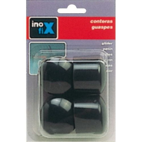 Contera redonda exterior flexible Ø 40 mm / negro