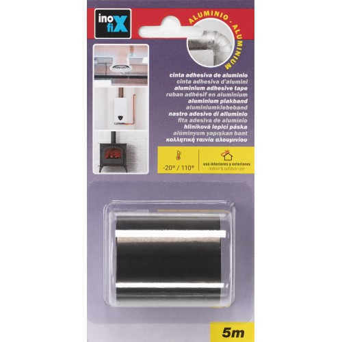 Cinta aluminio 50 mm x 5 m / negro