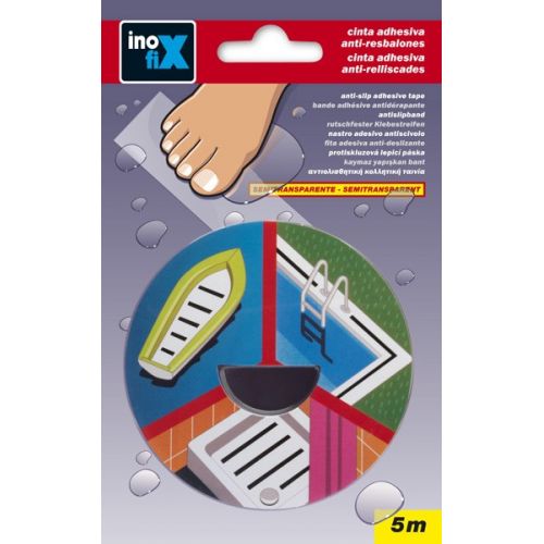 Cinta anti-resbalones bañeras y piscinas / transparente