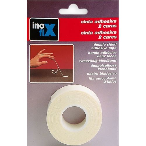 Cinta adhesiva 15 mm x 2,5 m / blanco