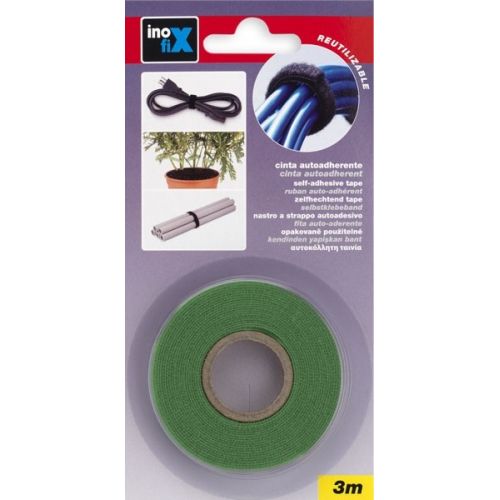 Cinta autoadherente 9 mm x 3 m. / verde