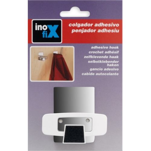Colgador adhesivo / blanco