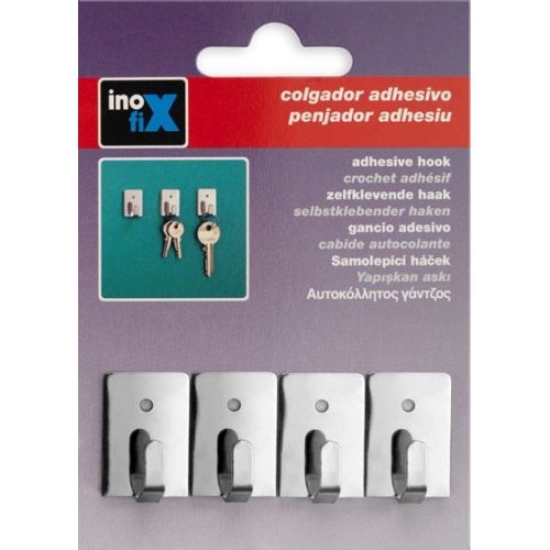Colgador adhesivo / acero