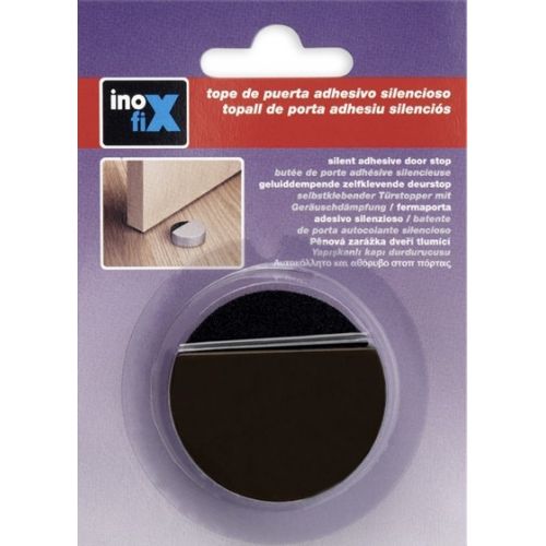 Tope adhesivo silencioso / marrón