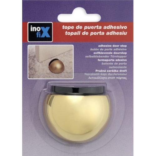 Tope adhesivo semiesferico / oro