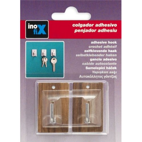 Colgador adhesivo / madera
