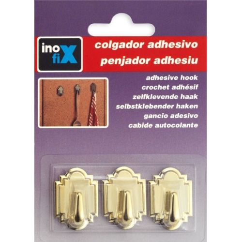 Colgador  adhesivo mini / dorado