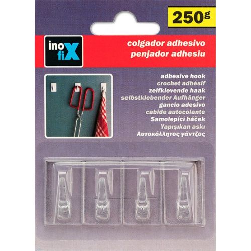 Colgador adhesivo / transparente
