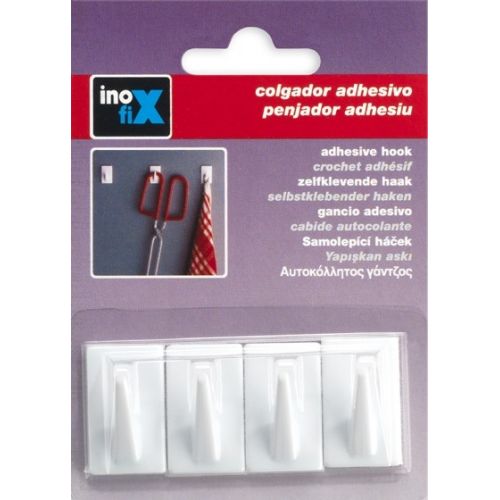 Colgador  adhesivo / blanco