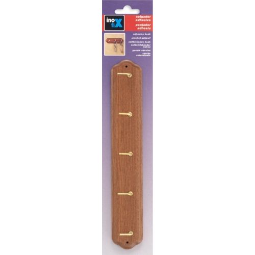 Colgador adhesivo madera / sapelly