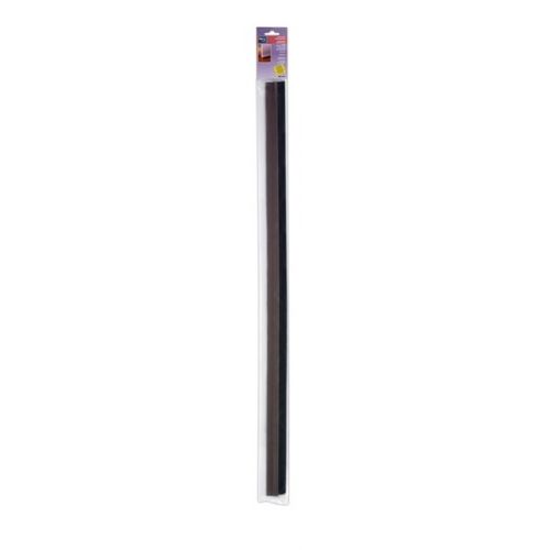 Burlete para puerta adhesivo 900 mm con cepillo / marrón