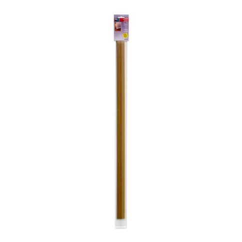 Burlete para puerta adh. 820 mm con perfil de PVC flexible / madera clara