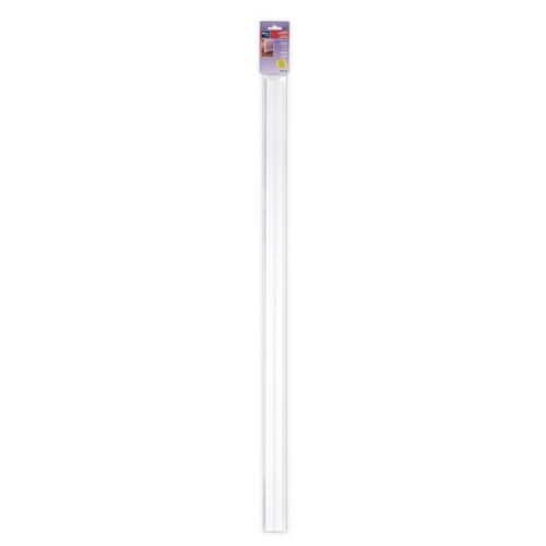 Burlete para puerta adh. 1000 mm con perfil de PVC flexible / blanco