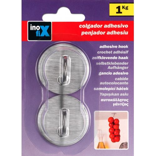 Colgador adhesivo de acero inoxidable / acero
