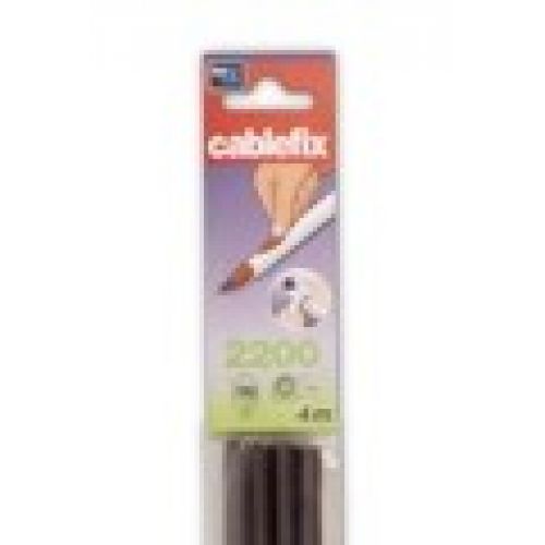Cablefix adhesivo 5,5 x 5 mm / marrón
