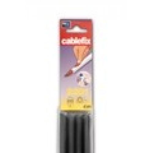 Cablefix adhesivo 8 x7 mm / negro