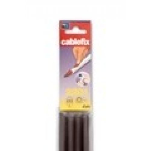 Cablefix adhesivo 8 x 7 mm / marrón
