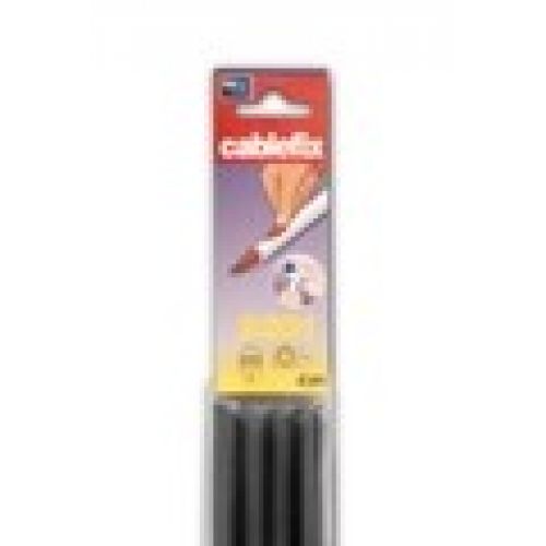 Cablefix adhesivo 8 x 7 mm / gris metalizado