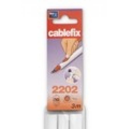 Cablefix adhesivo 10,5 x 10 mm / blanco