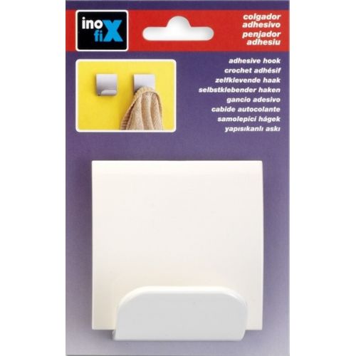 Colgador adhesivo / blanco