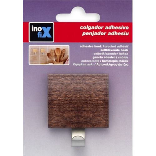 Colgador adhesivo / wengué