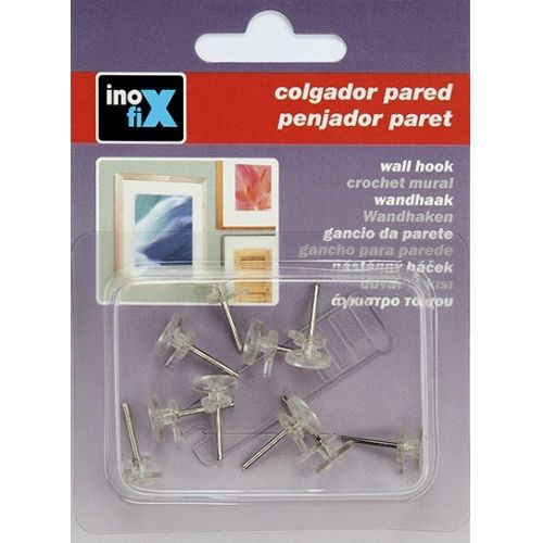 Colgador pared / transparente