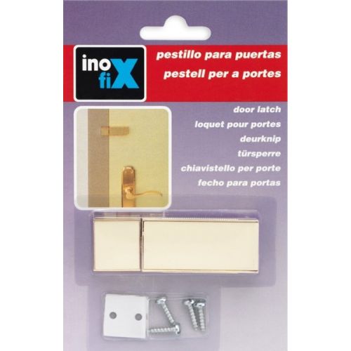 Pestillo para puerta con tornillos / marfil