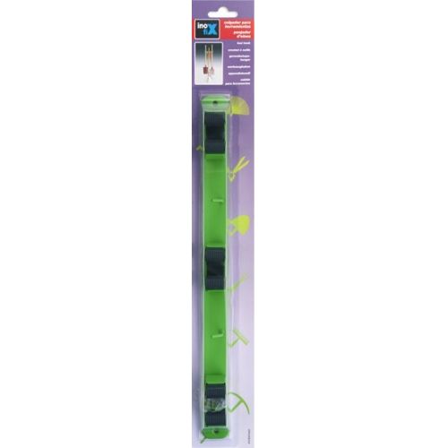 Colgador herramientas jardineria triple / verde