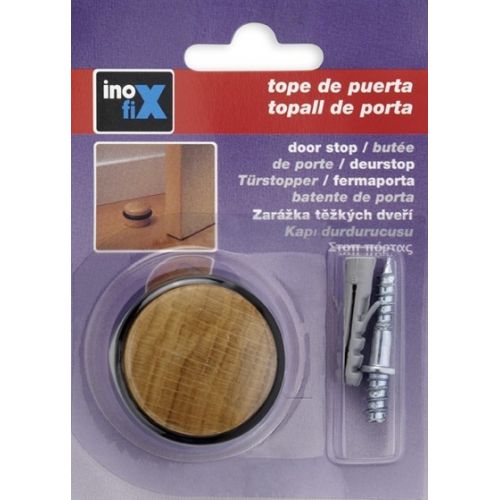 Tope madera con tornillo / roble