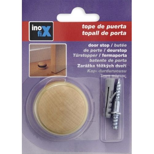 Tope  madera con tornillo / haya