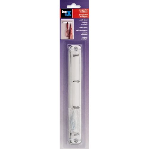 Colgador cocina 4 ganchos  / acero