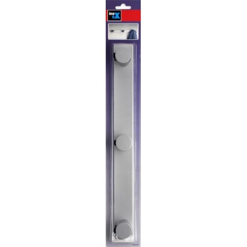 Colgador cilíndrico triple  / cromo mate