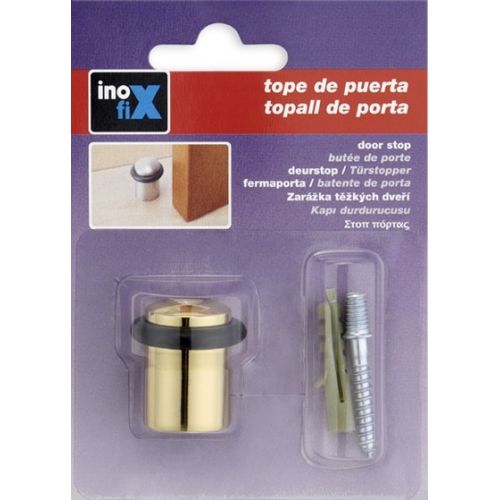Tope puerta con tórica / latón