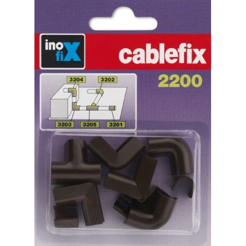 Enlaces surtidos para cablefix 2200 / marrón