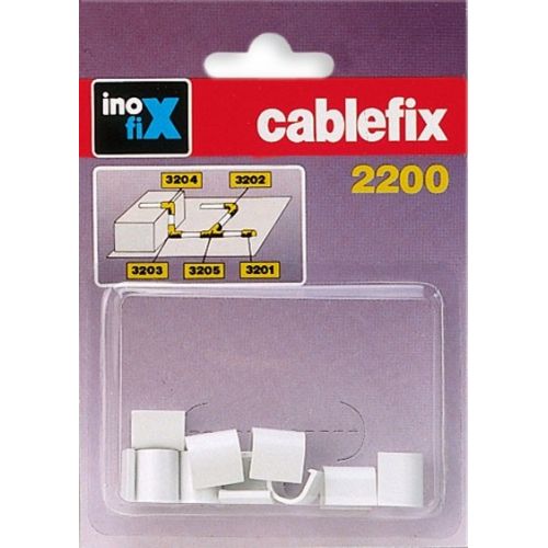 Enlace recto para cablefix 2200 / blanco