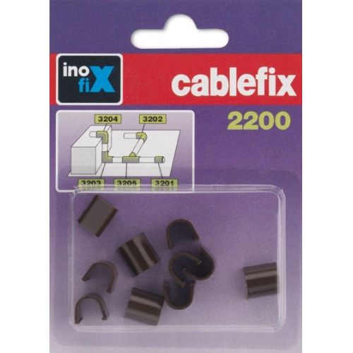 Enlace recto para cablefix 2200 / marrón