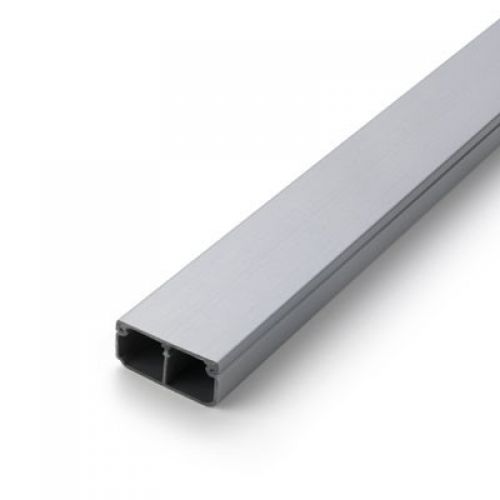 Canaleta con tapa extraíble 35x16 mm / gris metalizado