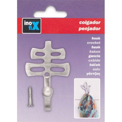Colgador de latón oriental / níquel satinado