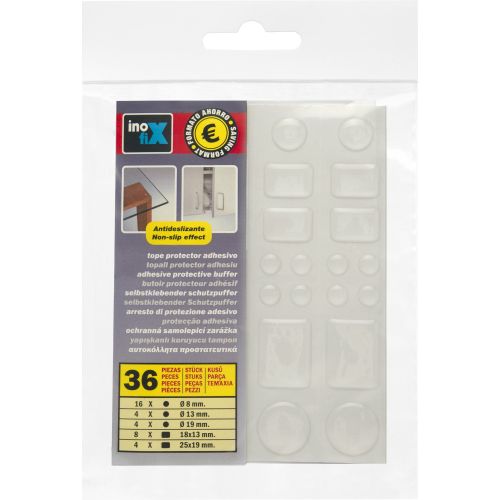 Gotas adhesivas formato multifigura / transparente