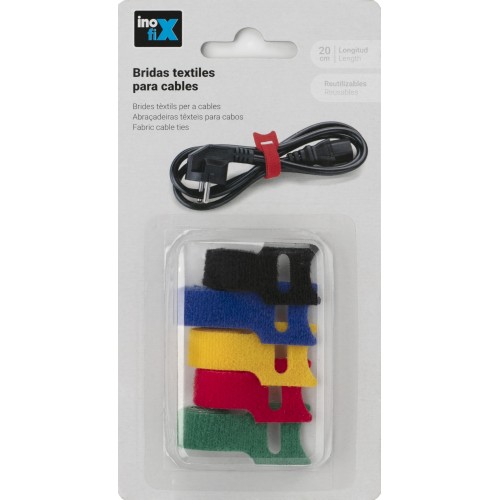 Bridas textiles para cables / surtido