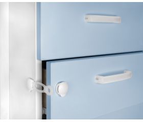 Cierre seguridad multiuso corto / blanco