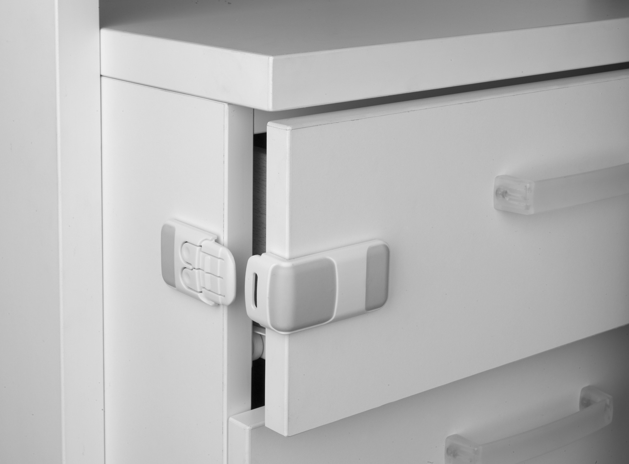 Cierre seguridad lateral / blanco