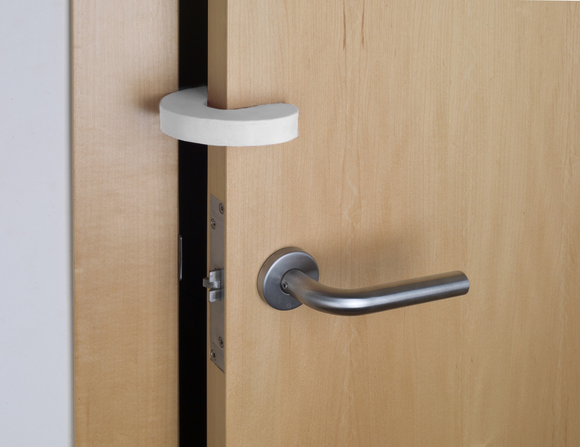 Tope salva dedos para puertas / blanco