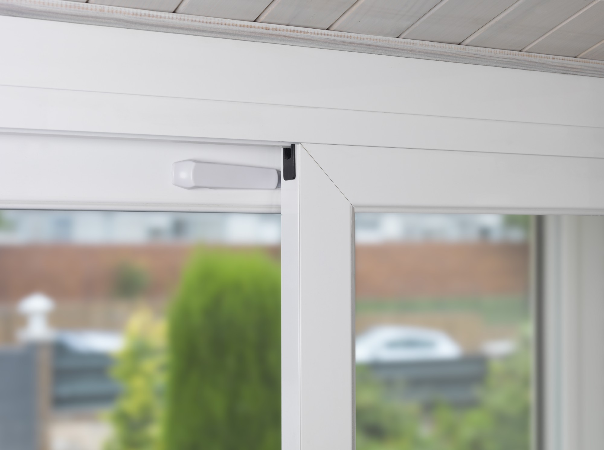 Bloqueador puerta o ventana corredera / blanco