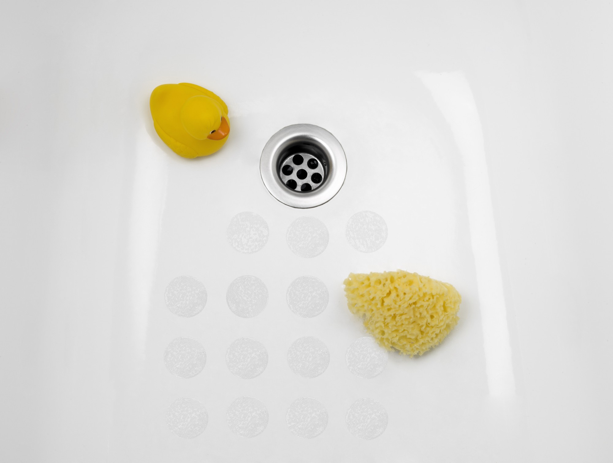 Discos adhesivos antiresbalones D38mm / transparente