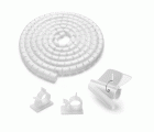 Agrupador de cables flexible / blanco