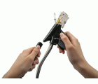 Agrupador de cables flexible / negro