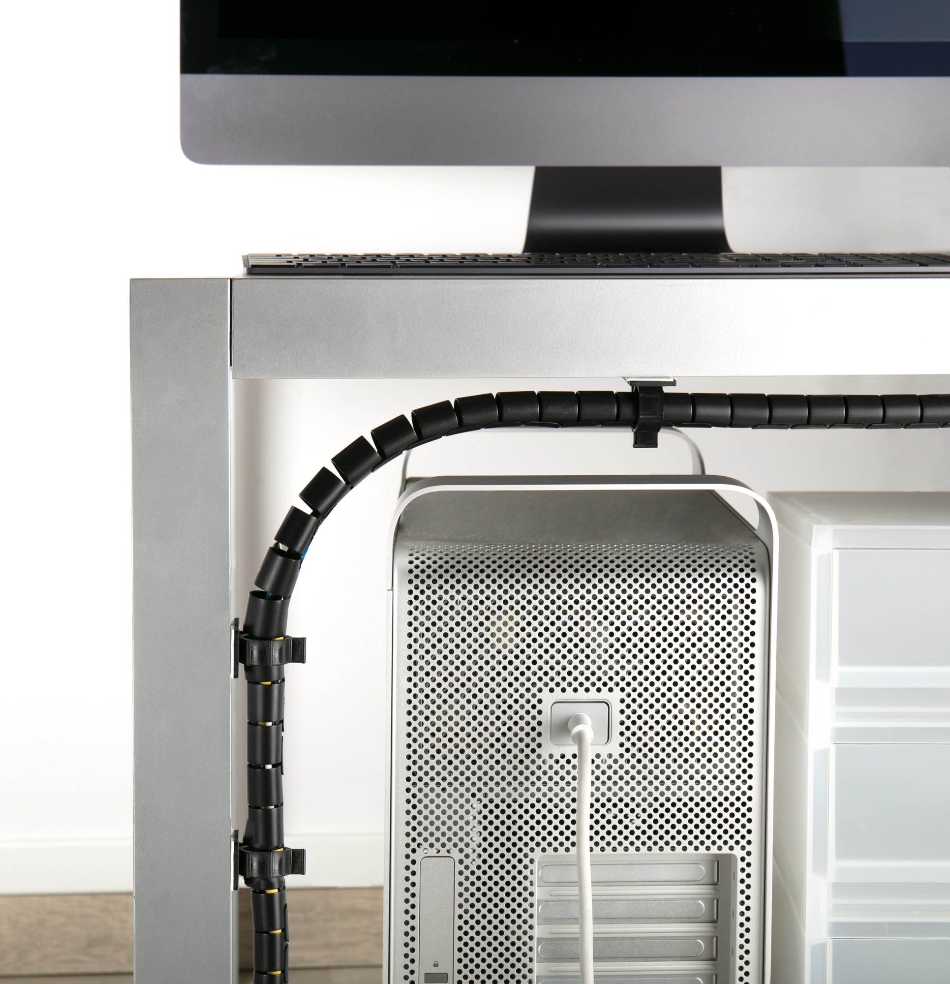 Agrupador de cables flexible / negro