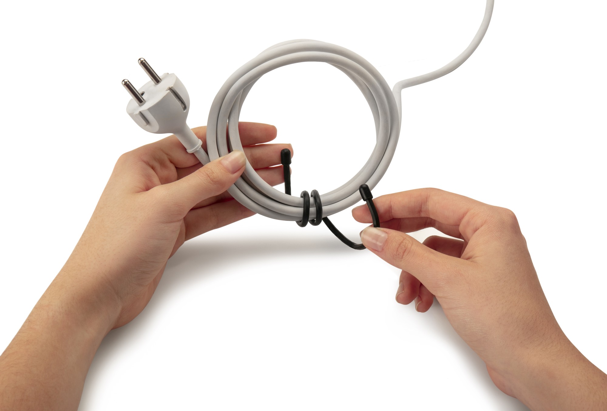 Bridas reutilizables Magic Tie 25cm. / negro