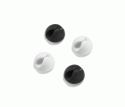 Clip adhesivo para cables / blanco-negro